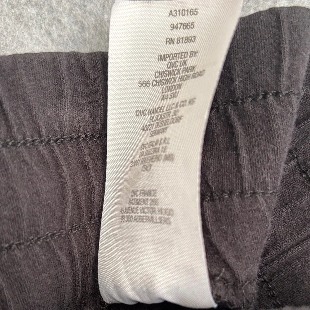Anybody Petite Knit Cargo Jogger Pant L Black - Picture 8 of 10